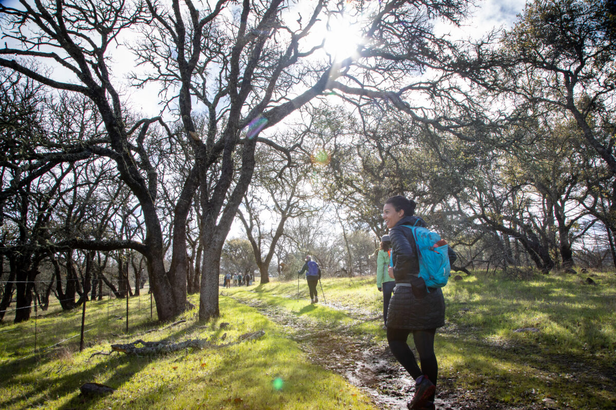 People on a hike