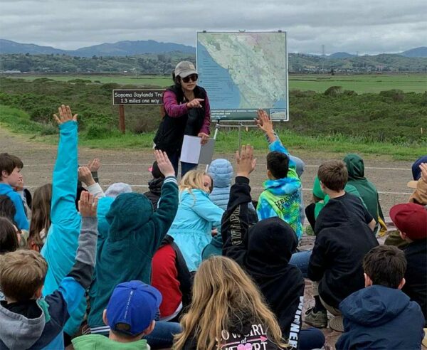 students on a field trip